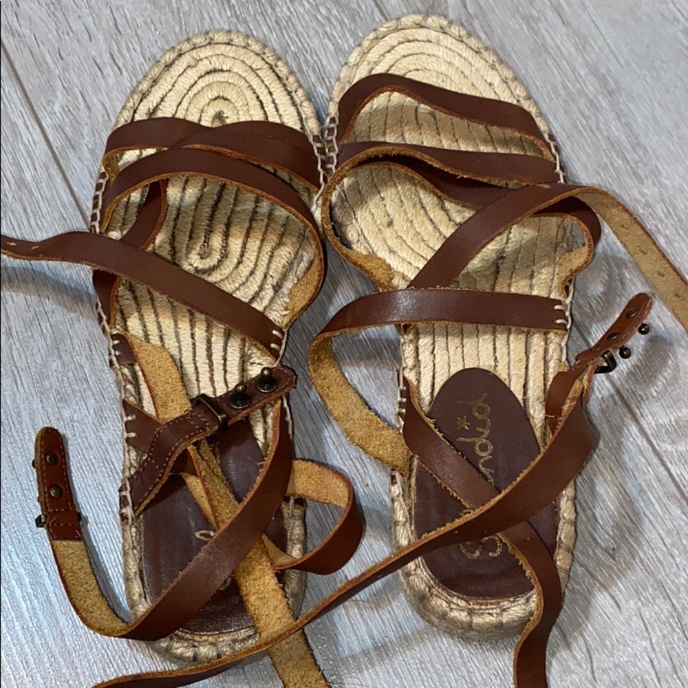 Splendid Brown Espadrille Sandals